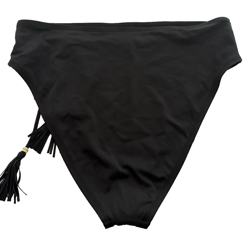 Shade & Shore Black‎ High Waist Bikini Bottom Swimsuit Size XS New with Tags - Picture 3 of 6